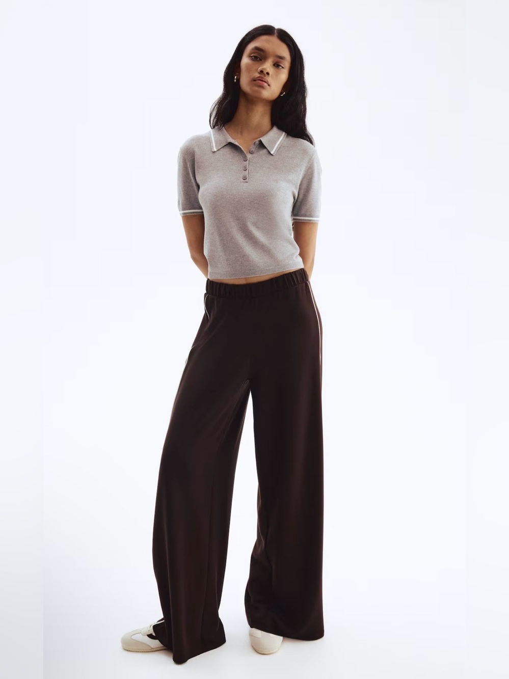 Wide-Leg Pull-On Pants NWOT